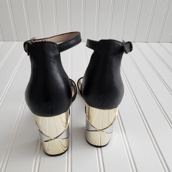 ALDO Black Metallic Heel - Size 7 - Picture 8 of 15